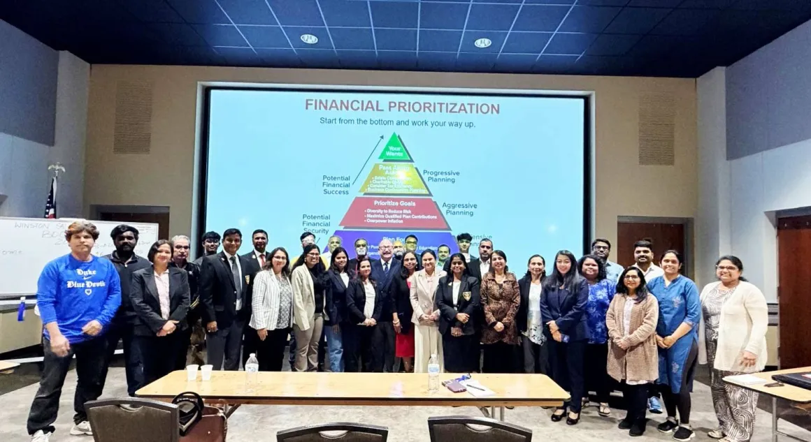 M&M Financials seminar attendees